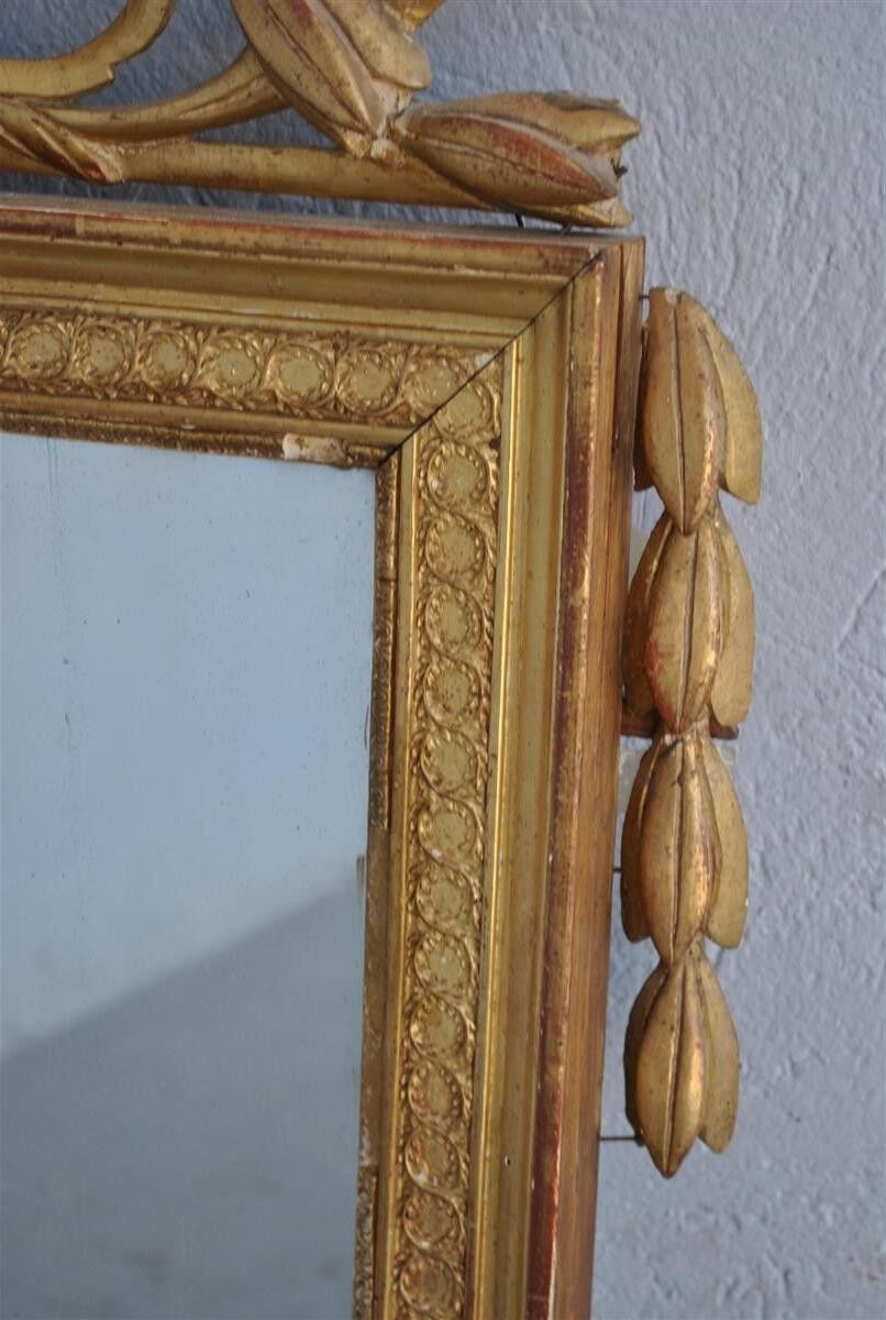 Mirror wooden Gold Louis XVI era XIX 72x152cm