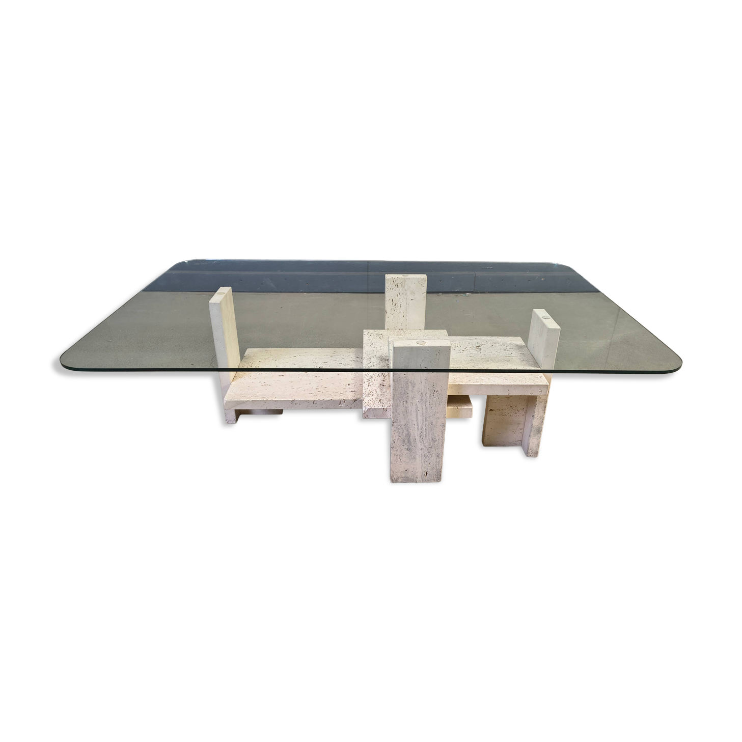 Vintage coffee table by Willy Ballez, 1970s
