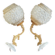 Large vintage wall sconces pair