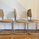 Lot of 3 ccesca b32 by marcel breuer made in italy