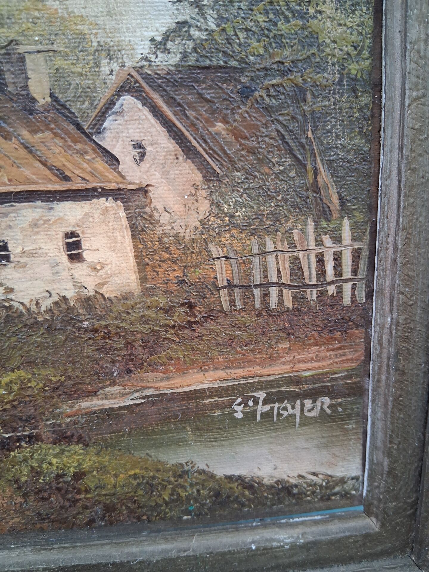 Oil on wood panel