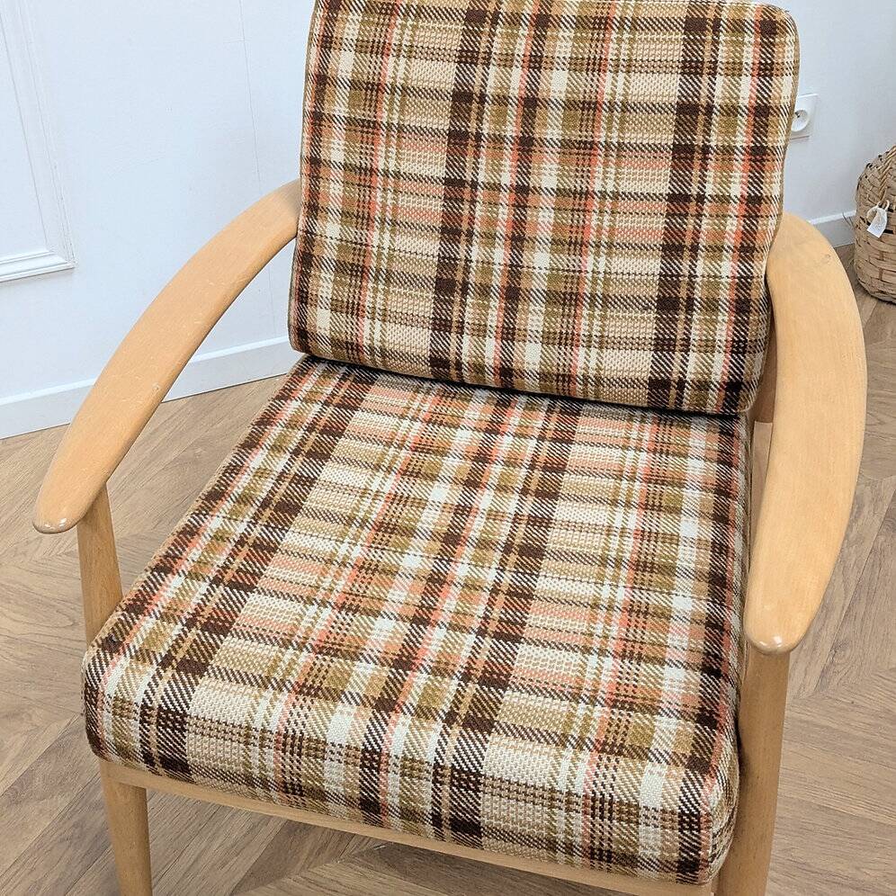 Fauteuil vintage scandinave années 70