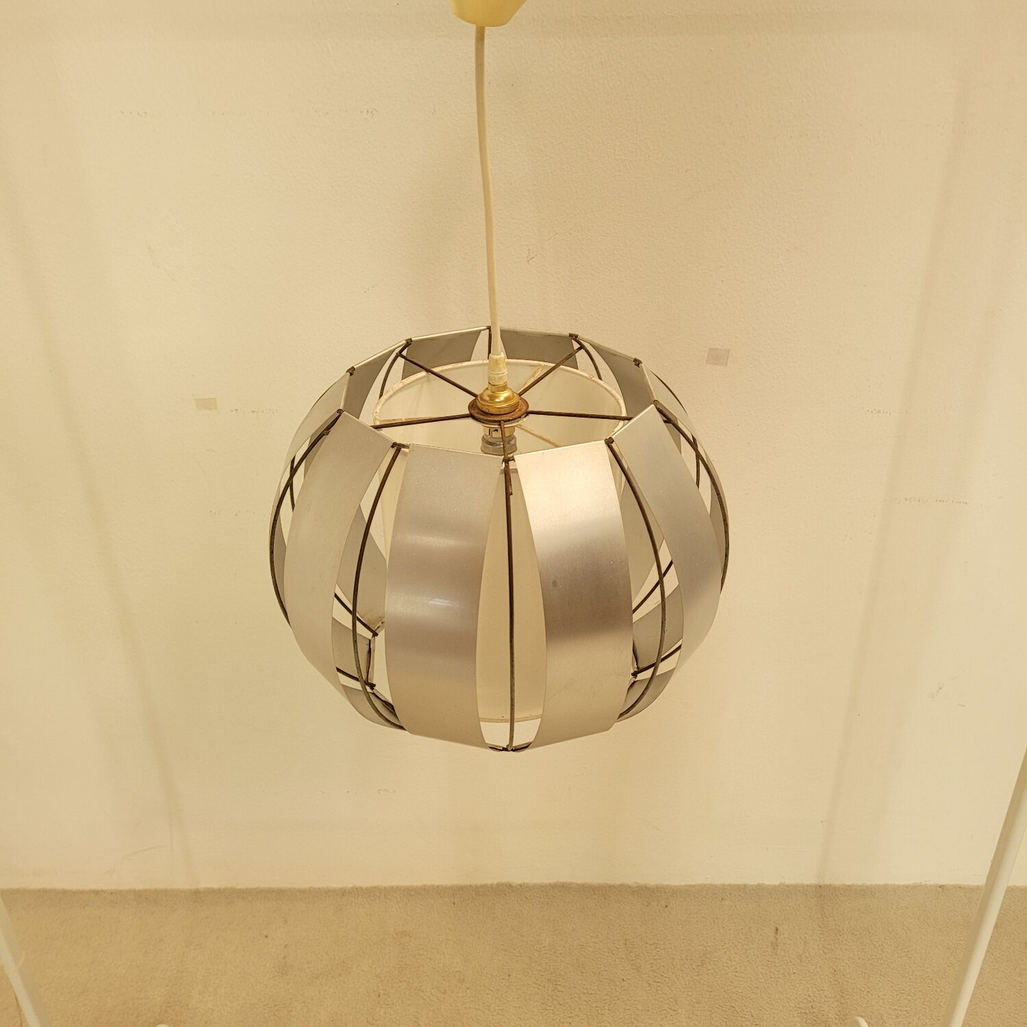 Space age suspension in stainless steel Max Sauze year 70