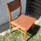 Table en teck formica + 10 chaises style scandinave vintage