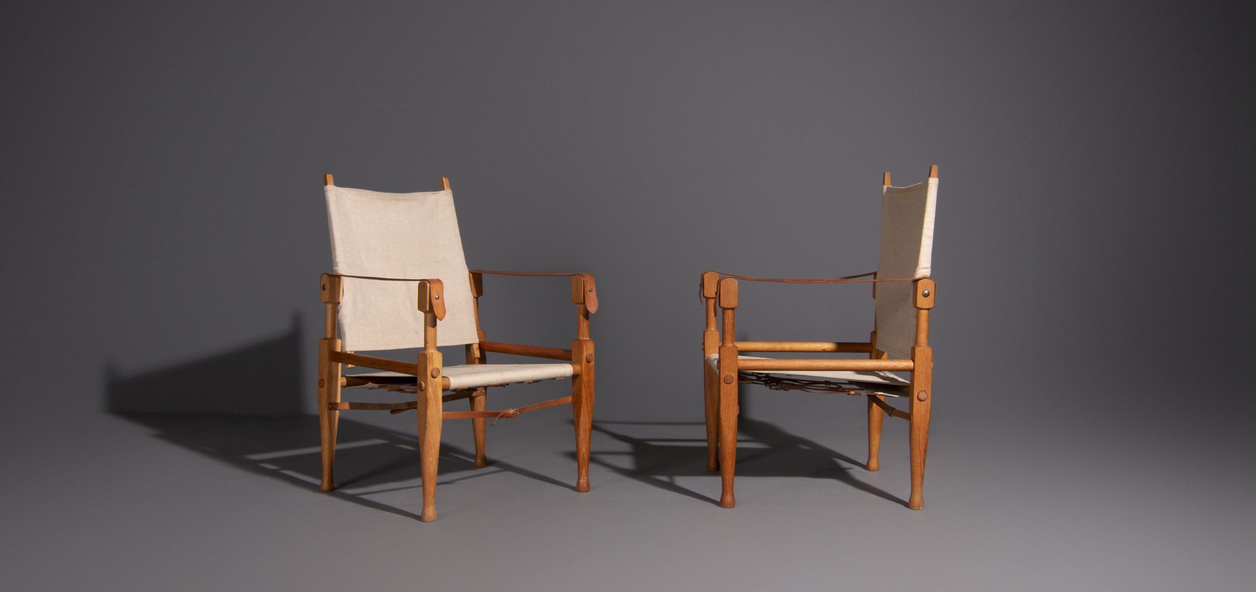 Wilhelm Kienzle safari chairs for Wohnbedarf, set of 2