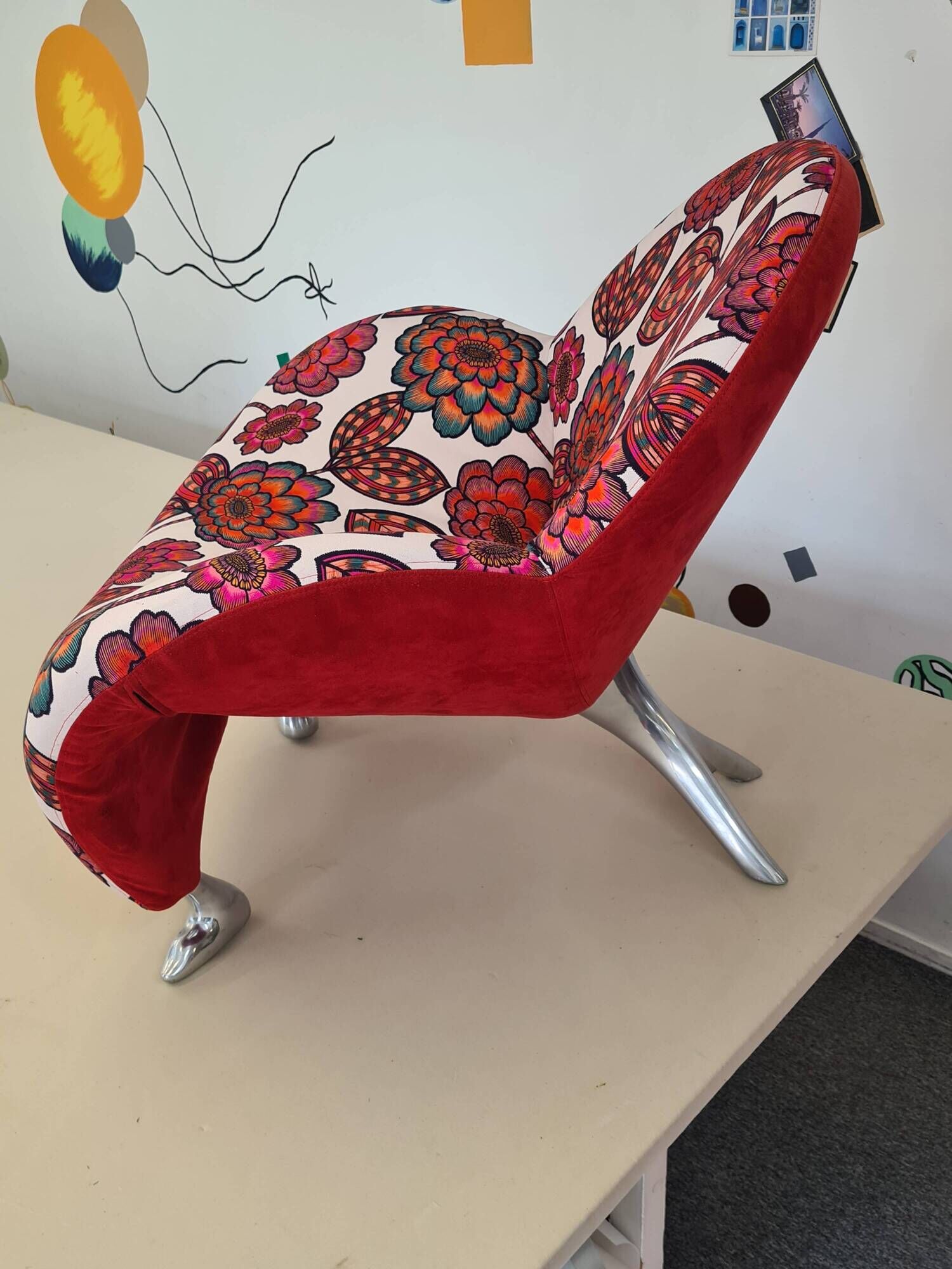 Leolux armchair model Pallone restored, unique piece.