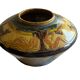 Chomel. 1931. Art Deco vase “Garden of Eden”. Glazed terracotta, 16 cm high