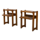 Pair of bedside tables by Guillerme and Chambron for "Votre Maison" 1960s