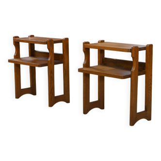 Pair of bedside tables by Guillerme and Chambron for "Votre Maison" 1960s