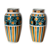Paire de vases art déco