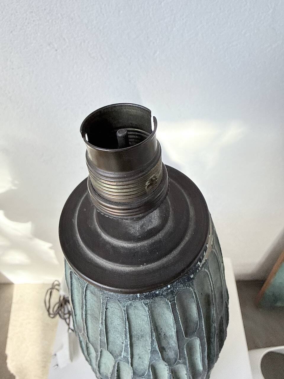 XL ceramic lamp from the 60s blin