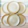 CNP Village stoneware dessert plates
