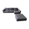 Minotti designer Rodolfo Dordoni's meridian sofa set and Hamilton pouf