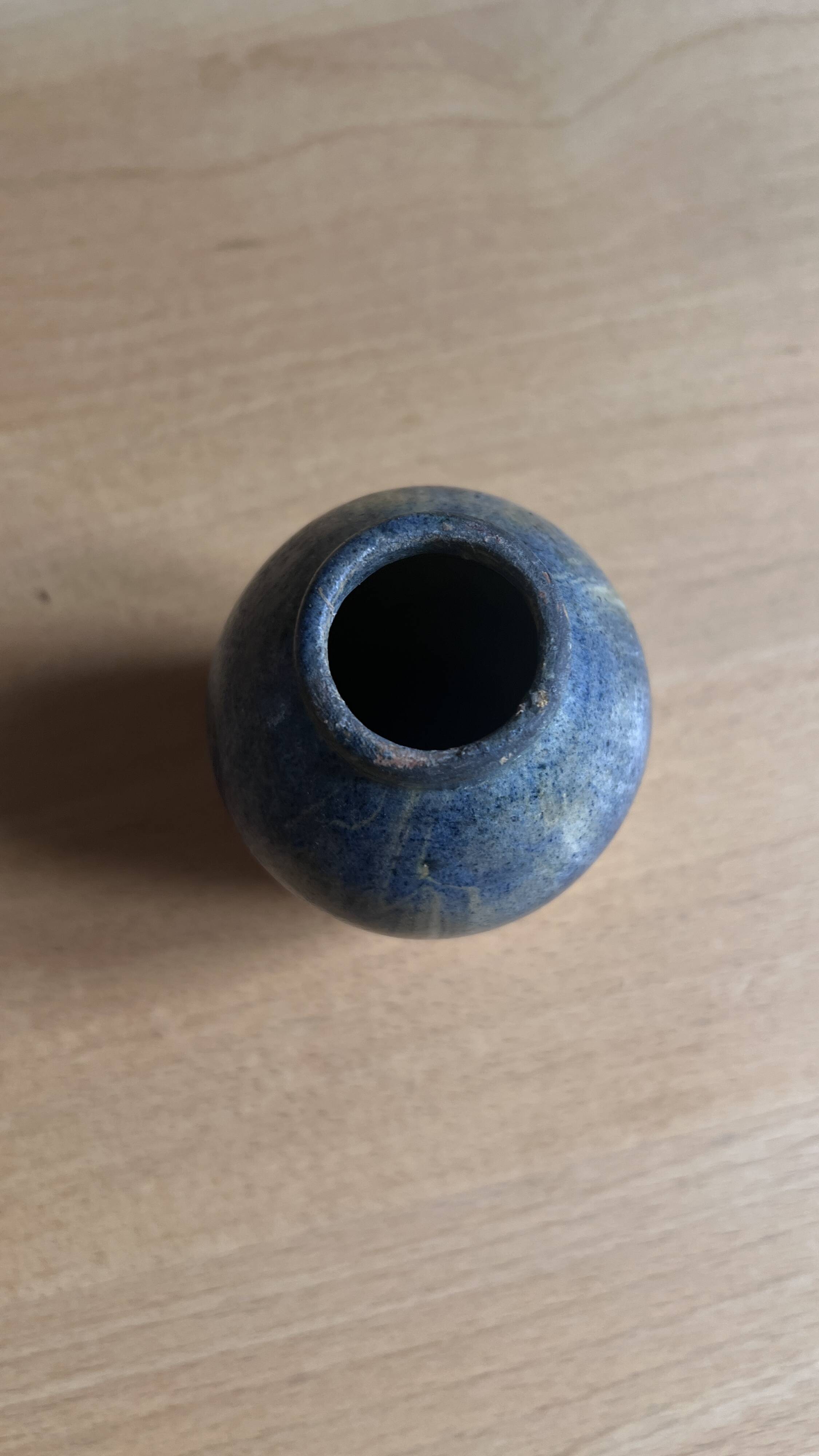 Small vintage ceramic vase from Vallauris