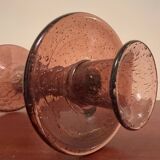 Biot bubble glass candle holder