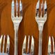 Christofle France, 12 dessert cake forks 1970/1980 in new condition.