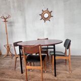Round table by Marcel Gascoin for Alvéole, 1950