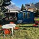 Lot de 12 chaises métal