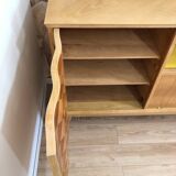 1960s sideboard with beautiful chevron marquetry