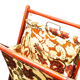 Old door review old thick fabrics and wood floral decoration