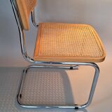 B32 chair by Marcel Breuer in beech, made in Italy circa 1980.