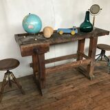 Carpenter Workbench raw wood end 1900