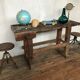 Carpenter Workbench raw wood end 1900