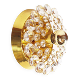 Brass and glass ‘jewe’l wall light by Palwa – Germany 1970’s