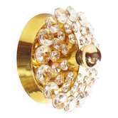 Brass and glass ‘jewe’l wall light by Palwa – Germany 1970’s