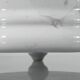 Vintage tripod cache-pot in glazed earthenware with a bubble decoration.