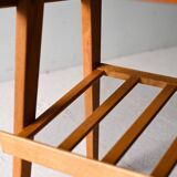 Vintage Scandinavian teak bedside table with drawer, 1960s