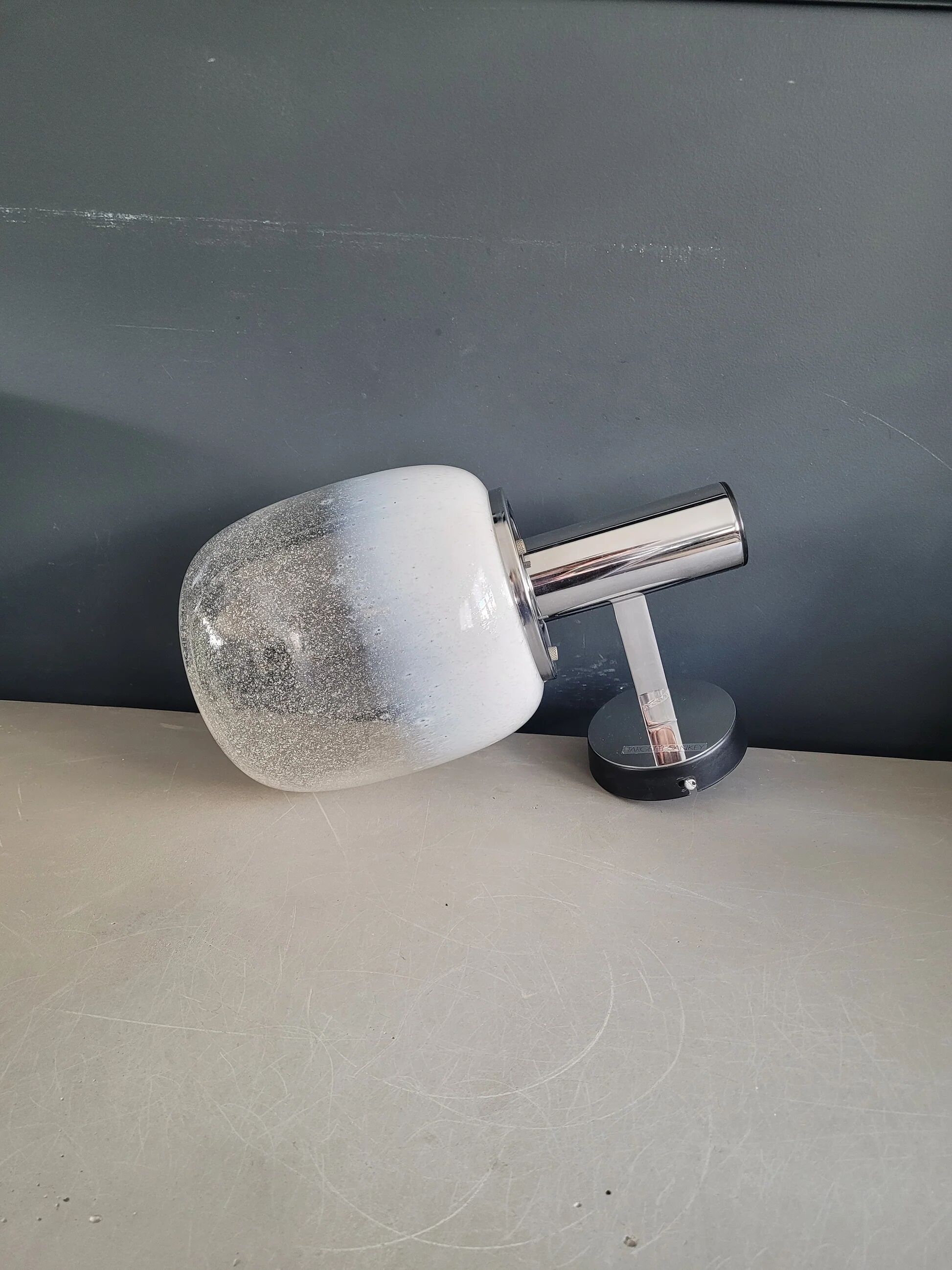 Targetti Sankey two-tone bubbled glass globe wall light - Ref 856