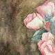 Aquarelle aux roses vintage