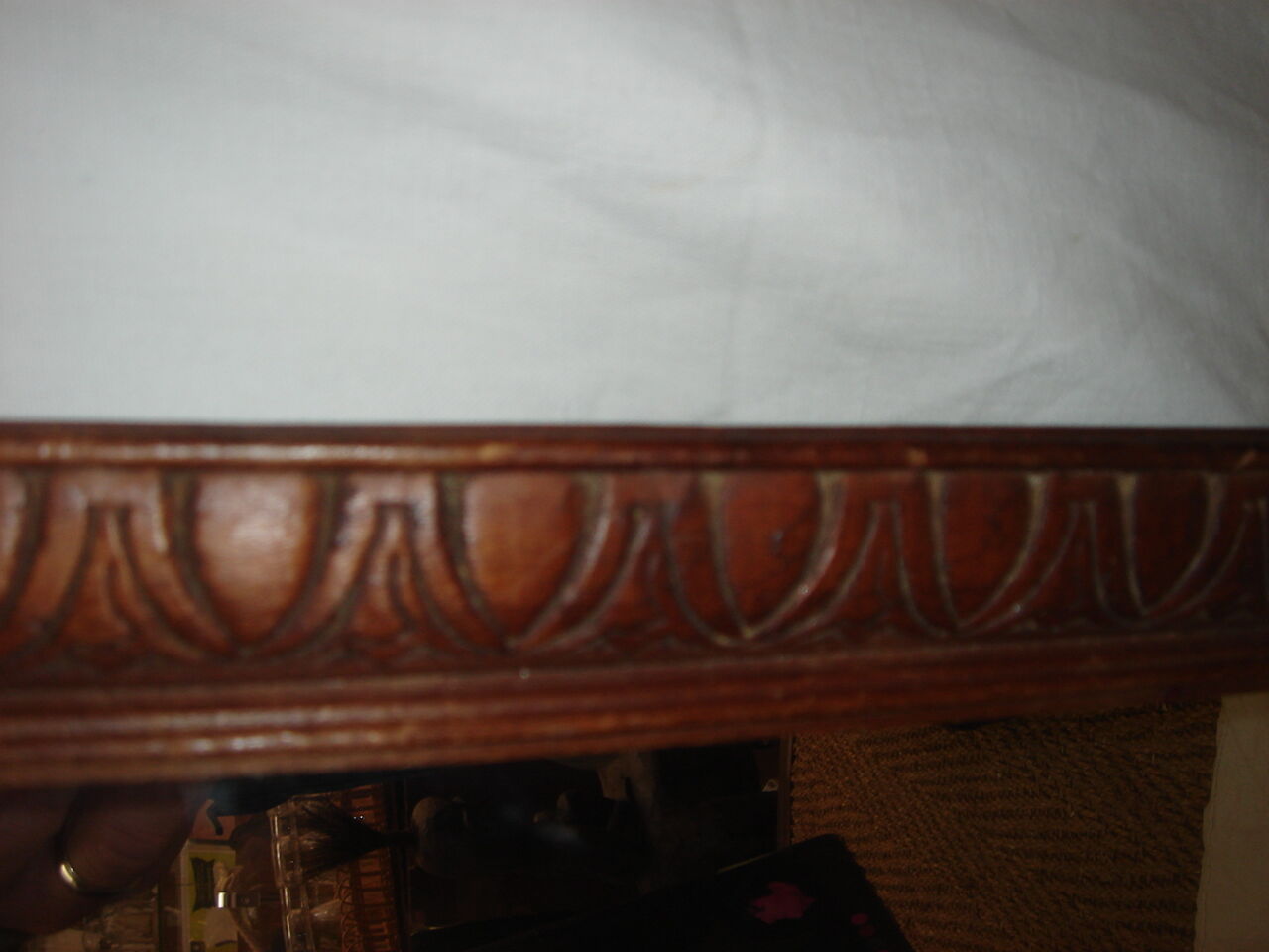 Mirror frame wood art nouveau