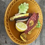 Palissy Vallauris Majolica Wall Plate circa 1950