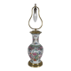 Lampe en porcelaine de chine et laiton, début XXe
