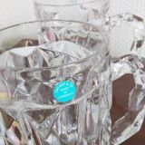 4 cut crystal beer mugs from Tiffany and Co.