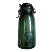 Ancienne bouteille en verre Le Lorraine vert