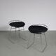 1960s Wire metal stools by Tomado from the Netherlands