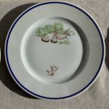 Set of 12 cheese plates France Chavroux 1990s D 21.5