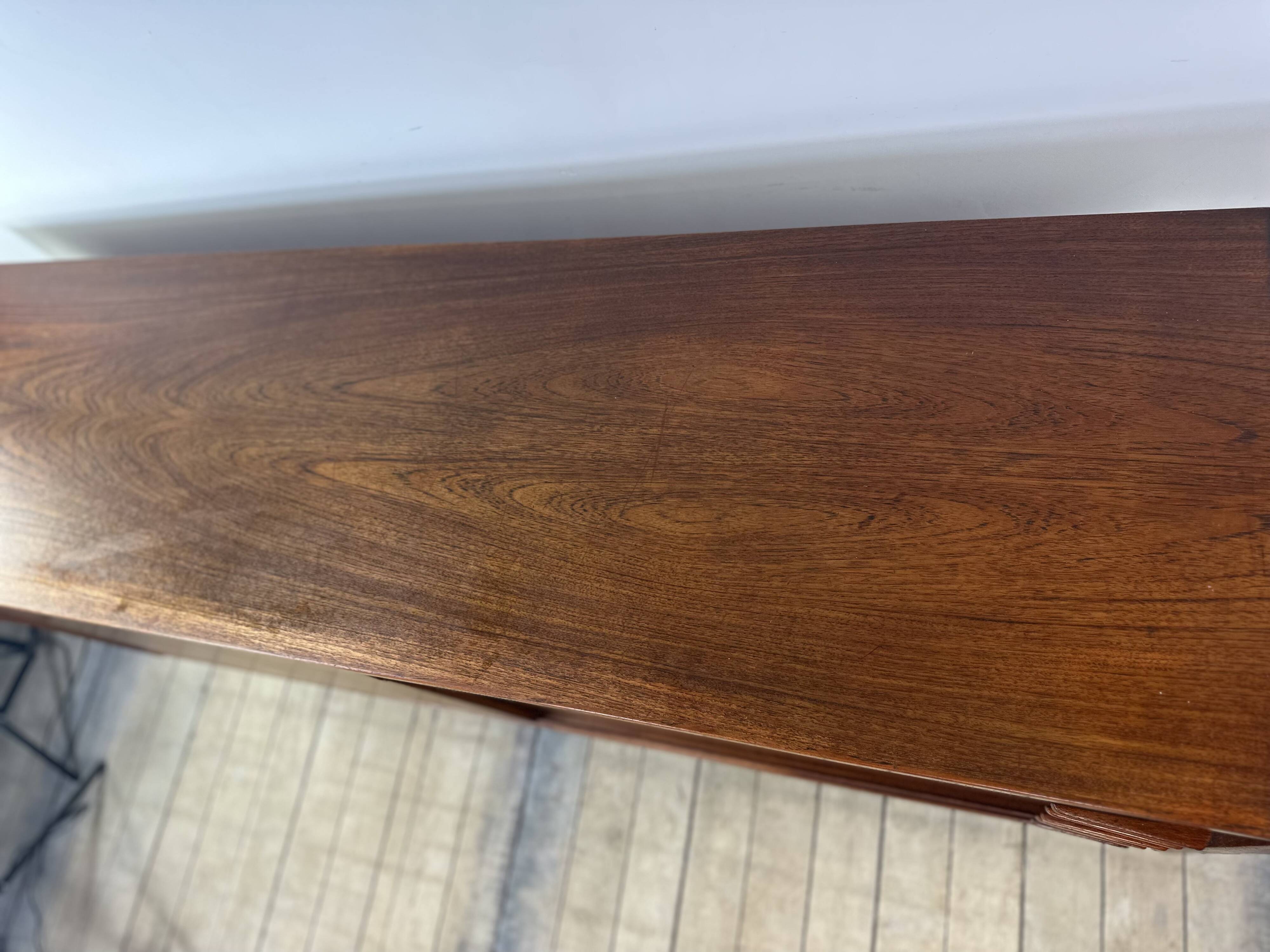 Vintage Scandinavian teak sideboard 1970s