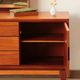 Restored vintage teak hairdresser from the 1960s.
