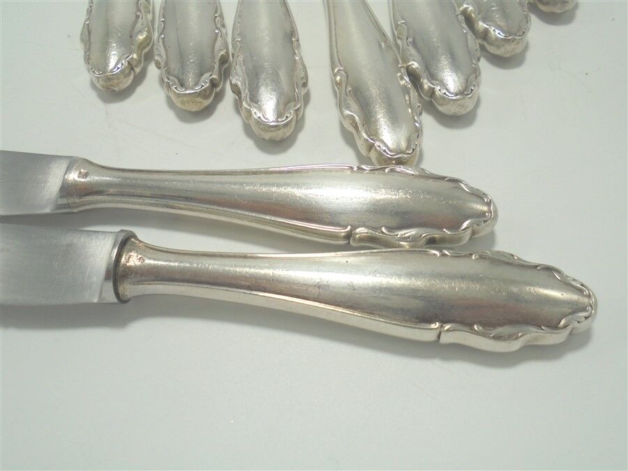 Set of 11 old knives