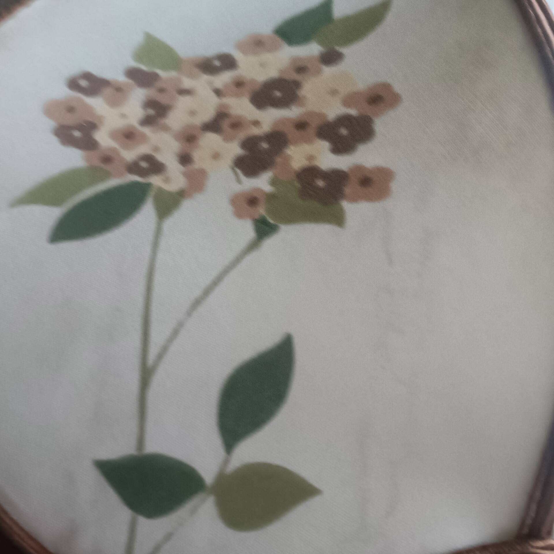 Lampe en verre bullé vintage 