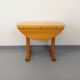 Vintage Charlotte Perriand Les Arcs round pine dining table from the 60s 70s