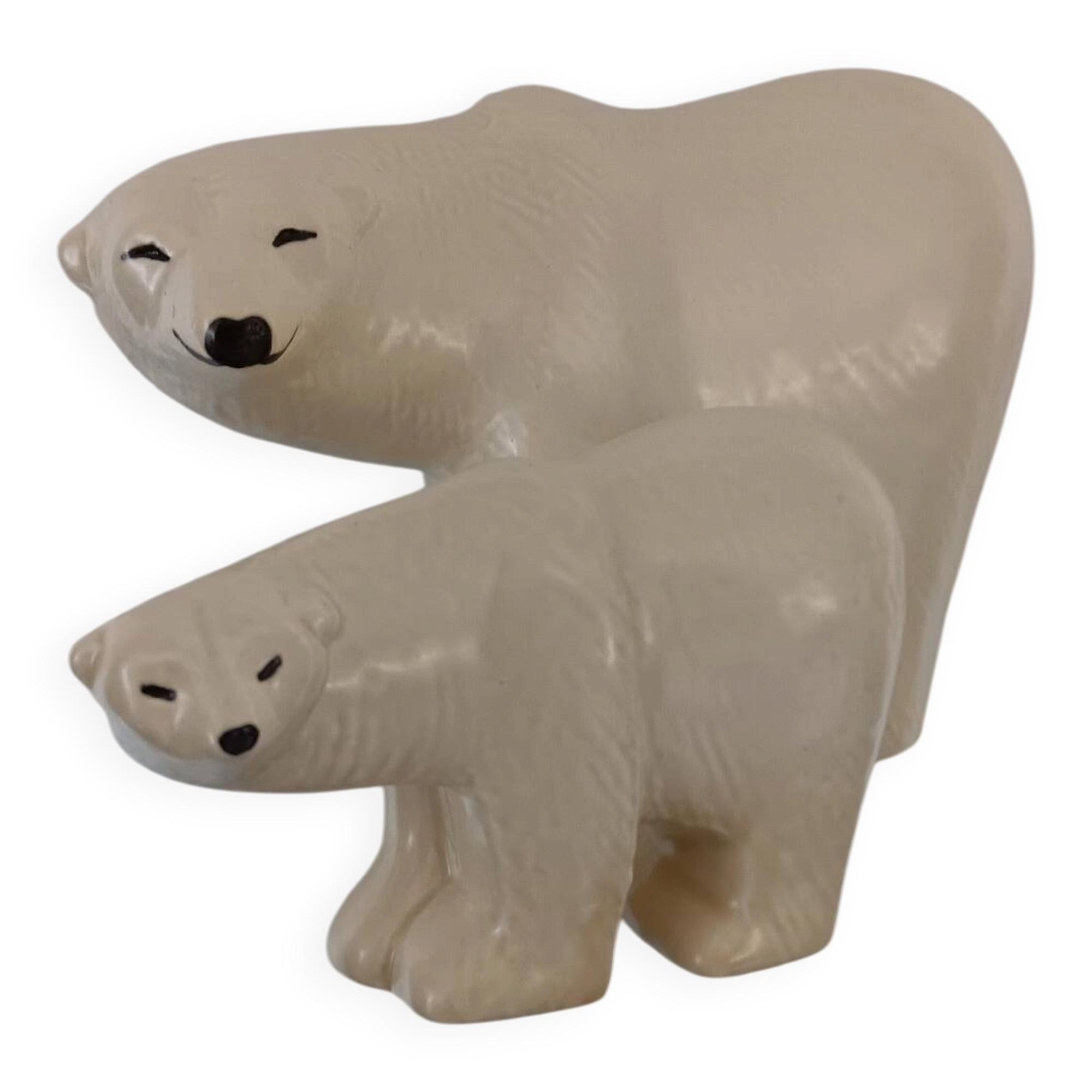 Polar Bear Duo from the Lilla Zoo series by Lisa Larson