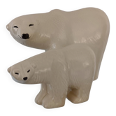 Duo d'Ours polaires série  Lilla Zoo de Lisa Larson