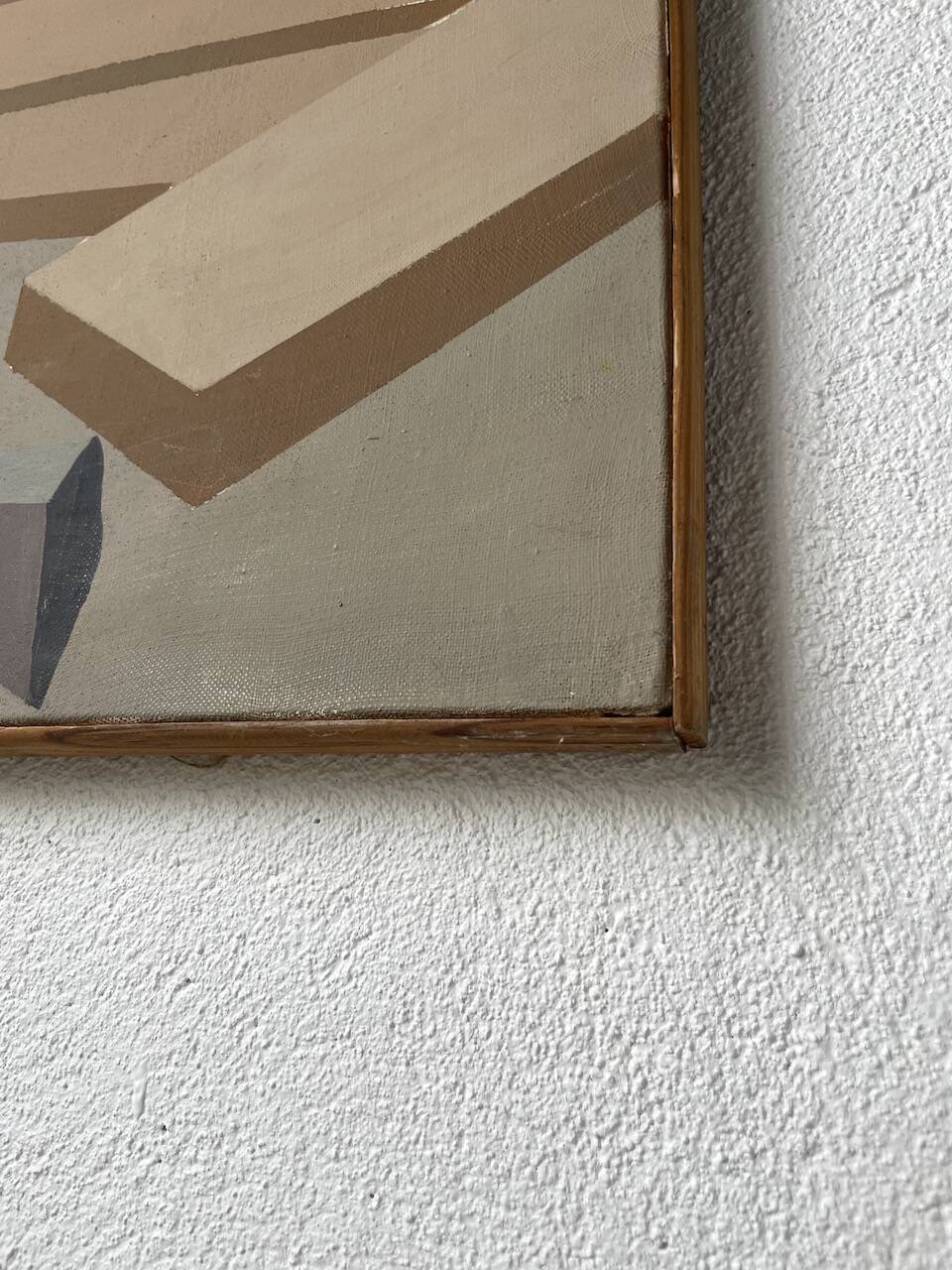 Toile travaux chantier abstraite