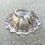 Large Art Deco molded glass ashtray Pierre D'Avesn Art Deco pocket emptier