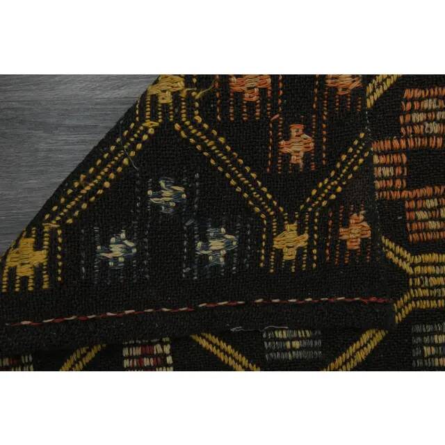 1970s Vintage Turkish Oushak Handmade  Colorful Runner Rug 70x290